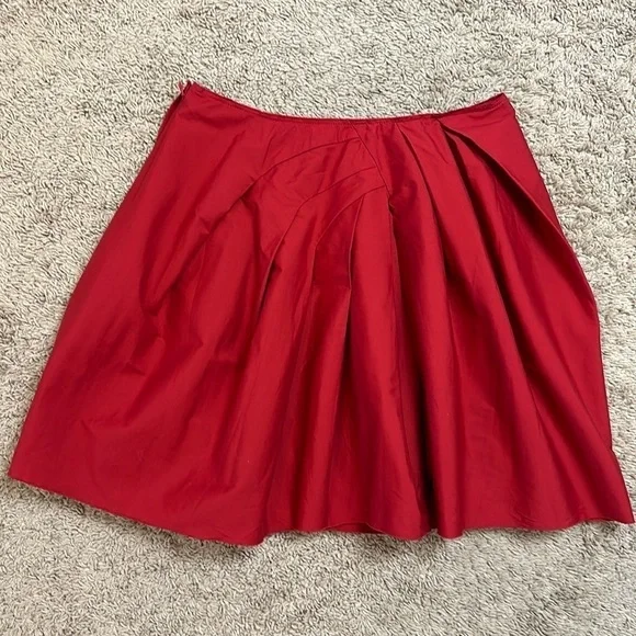 Authentic Prada Cotton Pleated Skirt - Picture 3 of 12